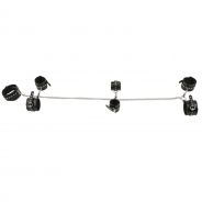 ZADO Metalliketjusetti Nahkakahleilla