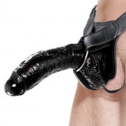 Fetish Fantasy Extreme Hollow Strap-on Musta