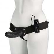 Fetish Fantasy Hollow Strap-on Vibraattori Musta