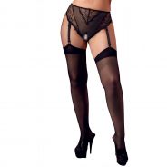 Cottelli Plus Size Mesh Alushousut Sukkanauhoilla