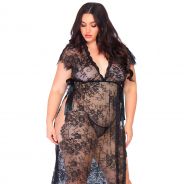 Leg Avenue Plus Size Pitsinen Kaftaanimekko