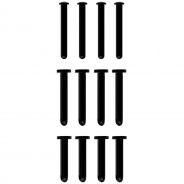 Mancage Musta Vaihtotappisetti 12 kpl