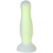 baseks Glow in the Dark Keltainen Keskikokoinen Anaalidildo