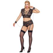 Cottelli Bondage Plus Size Haaraton Setti ja Kahleet