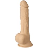 Willie City Aidonkaltainen Silexpan® Dildo Imukupilla 24 cm