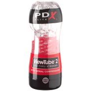 PDX Viewtube 2 See-Thru Stroker Masturbointiholkki