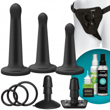 Vac-U-Lock Silikoninen Pegging Strap-on Setti  1