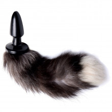 Tailz Grey Fox Tail Anustappi Hännällä  0
