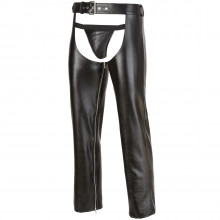 Svenjoyment Tekonahkaiset Chapsit Stringeillä  1