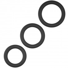 Sinful Extra Thick Silikoninen Penisrengassetti 3 kpl  1