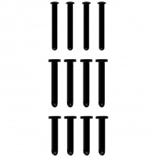 Mancage Musta Vaihtotappisetti 12 kpl Tuotekuva 1