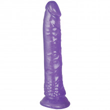 Baseks Lila Glitter Dildo 20,5 cm Tuotekuva 1