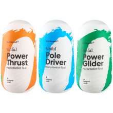 Sinful Masturbation Toolbox Itsetyydytinsetti 3 kpl