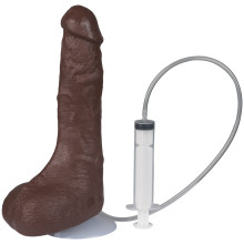 Doc Johnson Bust It Chocolate Aidonkaltainen Ejakuloiva Dildo Tuotekuva 1