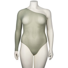NORTIE Araceae Plus Size Yksihihainen Body