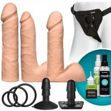 Vac-U-Lock Dual Density UltraSkyn Strap-on Setti  1