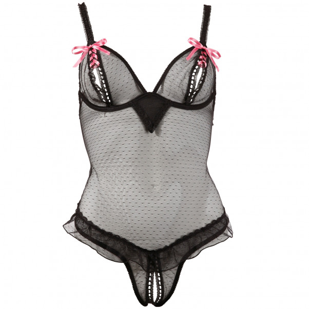 Cottelli Läpikuultava Rinnoista Avoin Body  3