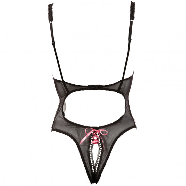 Cottelli Läpikuultava Rinnoista Avoin Body  4