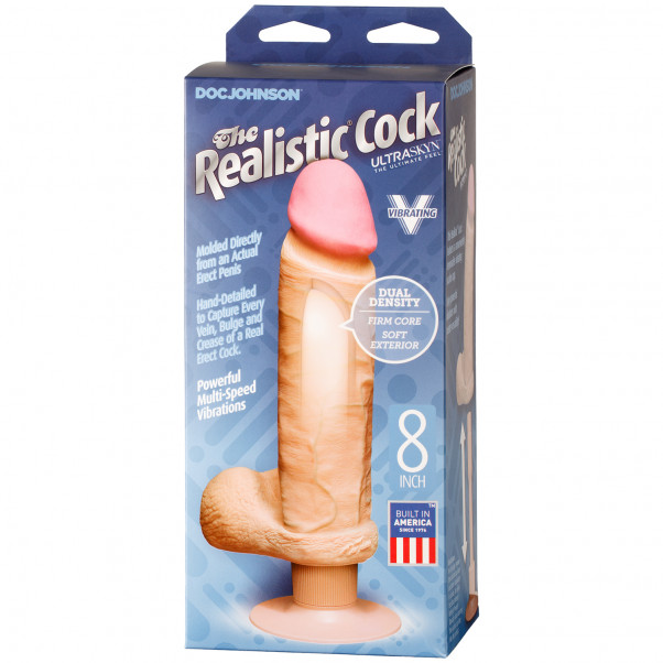 Doc Johnson The Realistic Cock UR3 Dildovibraattori 20 cm  10