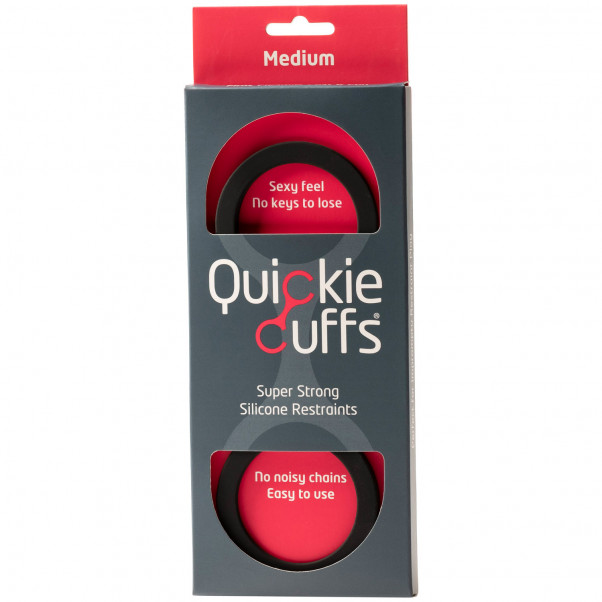 Quickie Cuffs Keskikokoiset Silikoniset Käsiraudat  2