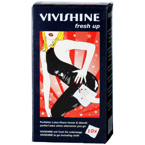 Vivishine Latex Fresh Up Pyyhkeet 10 kpl  100