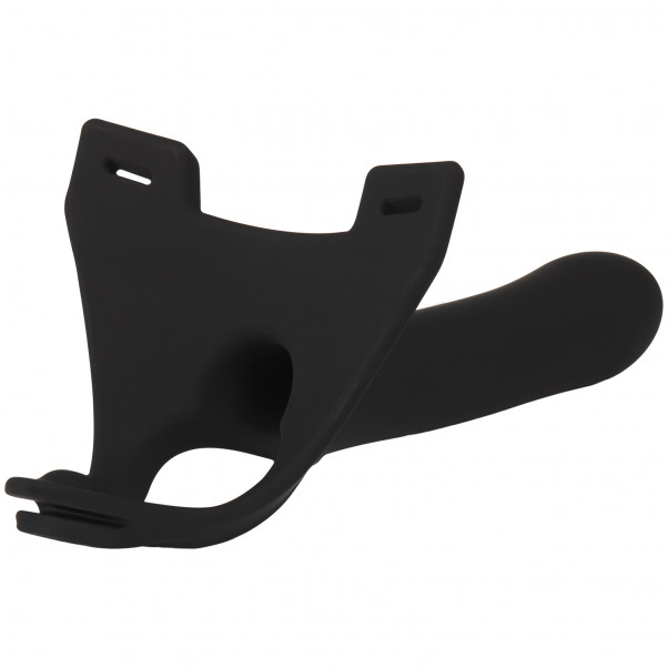 Perfect Fit Zoro Strap-on Harness Mustalla Dildolla kuva tuotepakkauksesta 7