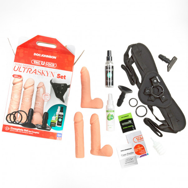 Vac-U-Lock Dual Density UltraSkyn Strap-on Setti  3