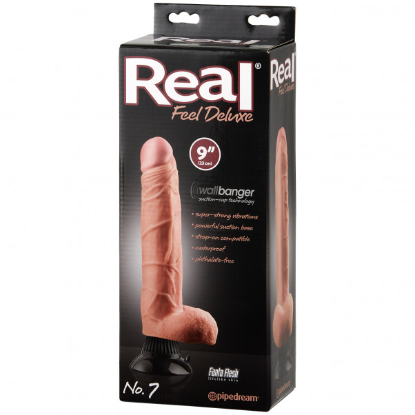 Real Feel Deluxe No. 7 Dildovibraattori 22 cm kuva tuotepakkauksesta 90
