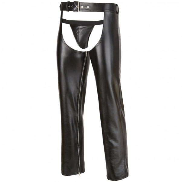 Svenjoyment Tekonahkaiset Chapsit Stringeillä  1