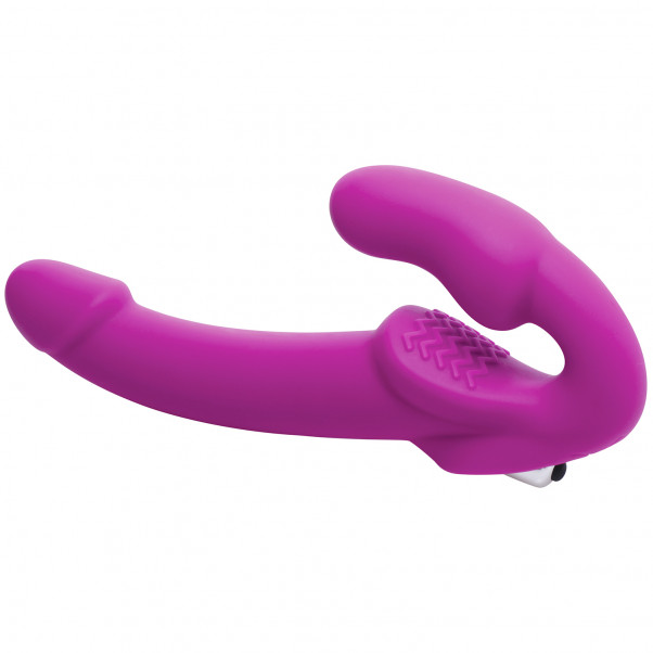 Strap U Evoke Strap-on Dildo Vibraattorilla kuva tuotepakkauksesta 2