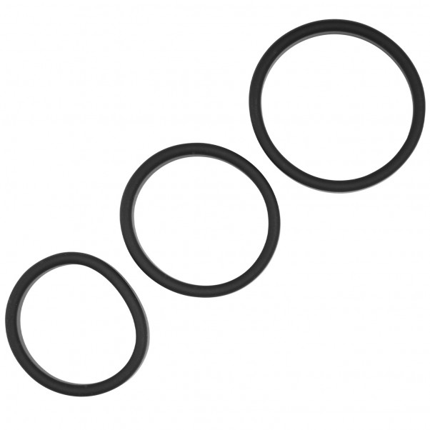 Sinful Premium Silikoninen Penisrengassetti 3 kpl  2