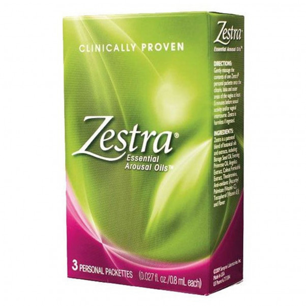Zestra Klitoriksen Stimulointiöljy 3 x 0,8 ml  1