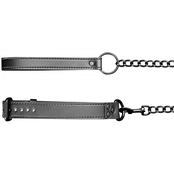 Obaie Tekonahkainen Kaulapanta Ketjulla