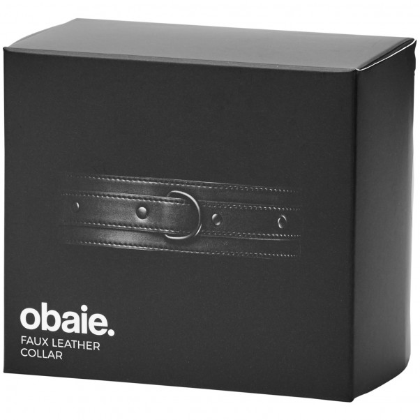 Obaie Tekonahkainen Kaulapanta D-renkaalla