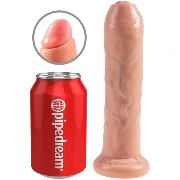 King Cock Uncut Aidonkaltainen Dildo 18 cm  3