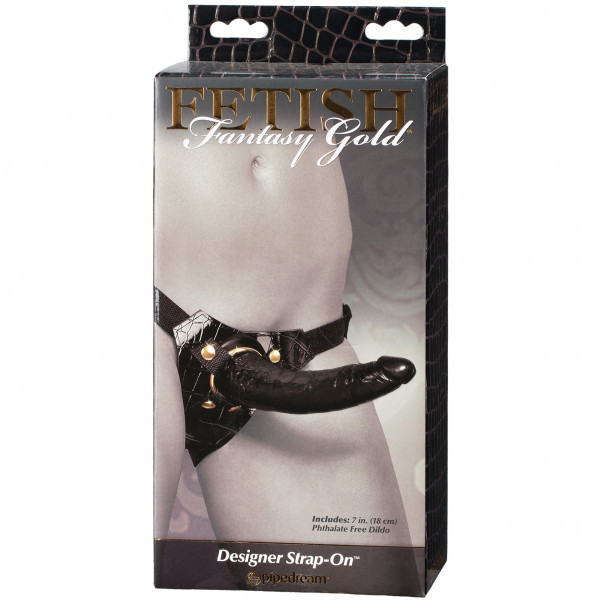 Fetish Fantasy Gold Designer Strap-on Setti 18 cm  10