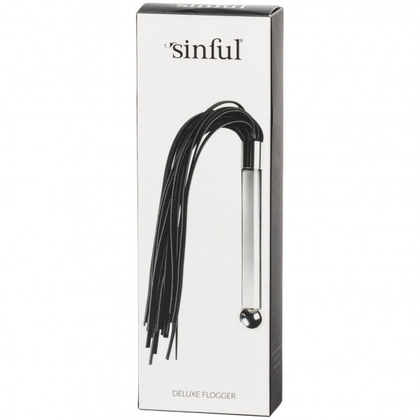 Sinful Deluxe Flogger-piiska  4