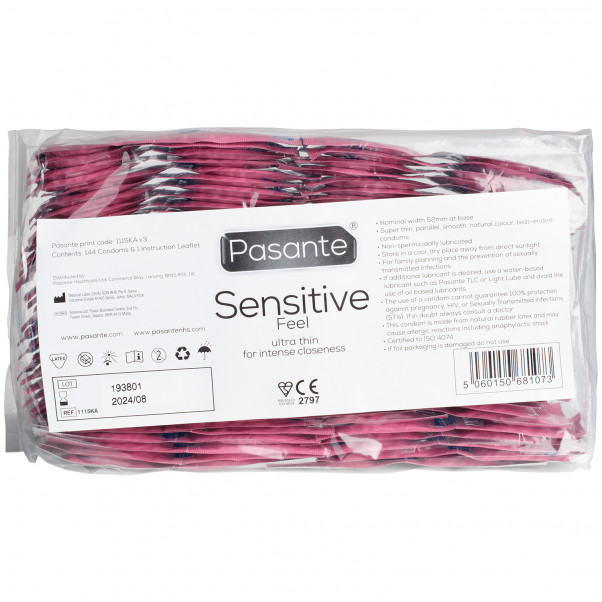 Pasante Sensitive Feel Ultra Thin Kondomit 144 kpl  1