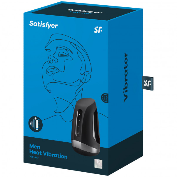 Satisfyer Men Heat Vibration Masturbaattori - PALKITTU kuva tuotepakkauksesta 90
