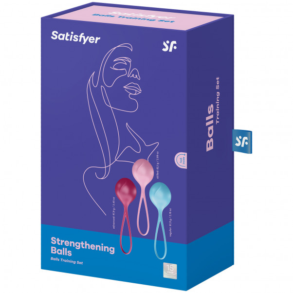 Satisfyer Strengthening Balls Geishakuulat 3 kpl 90