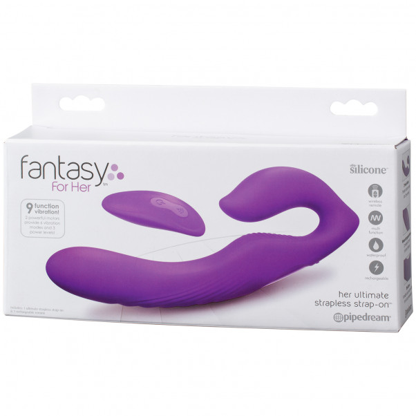 Fantasy for Her Valjaaton Strap-on Vibraattorilla  10