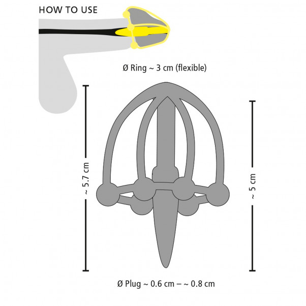 You2Toys Penisplugi Terskahäkillä  6