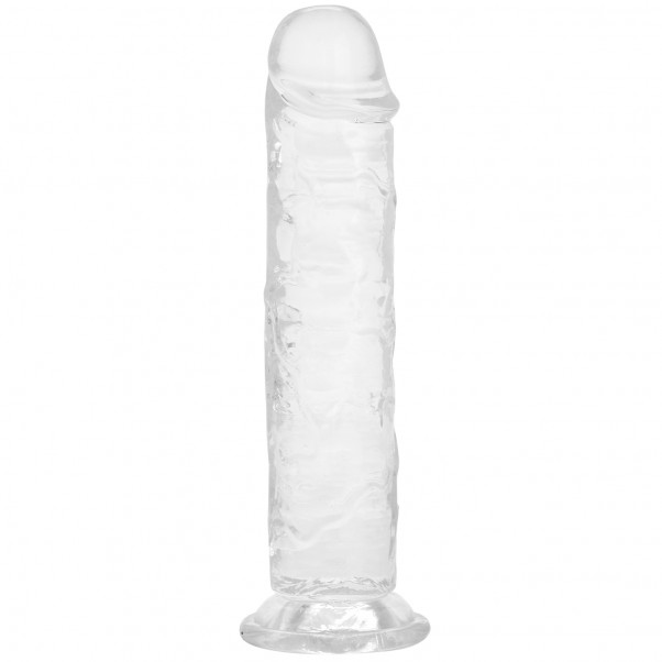 Willie City Aidonkaltainen Kirkas Dildo Imukupilla 18 cm  1