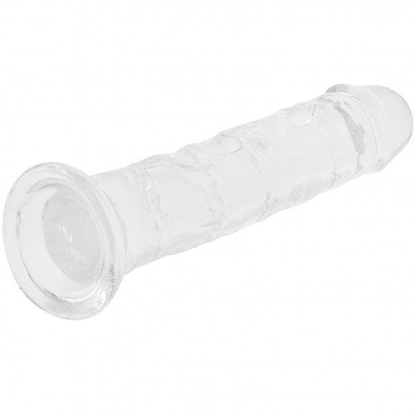 Willie City Aidonkaltainen Kirkas Dildo Imukupilla 18 cm  3