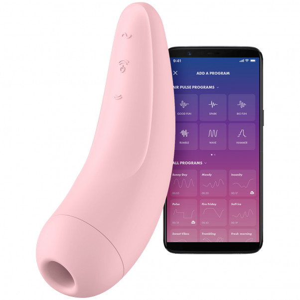 Satisfyer Curvy 2+ Sovelluksella Ohjattava Paineaaltokiihotin tuote ja sovellus 1