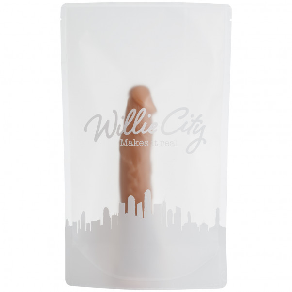 Willie City Aidonkaltainen Imukuppidildo 23 cm  6