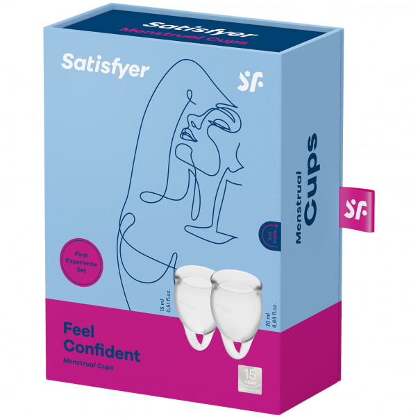 Satisfyer Feel Confident Kirkas Kuukuppi 2 kpl