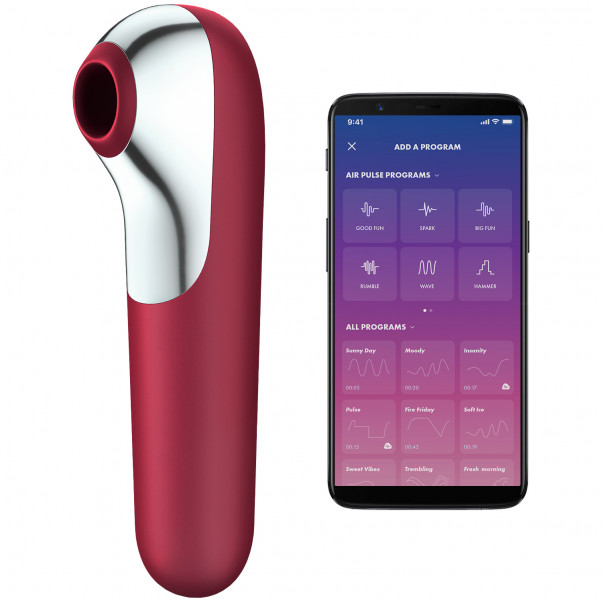 Satisfyer Dual Love Paineaaltokiihotin Kuva tuotteesta ja sovelluksesta 1