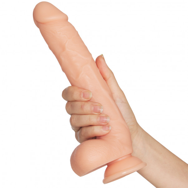 Willie City Classic Aidonkaltainen Dildo 27 cm tuote kädessä 50