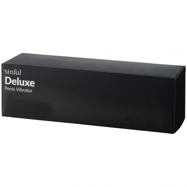Sinful Deluxe Ladattava Penisvibraattori Kuva tuotepakkauksesta 90
